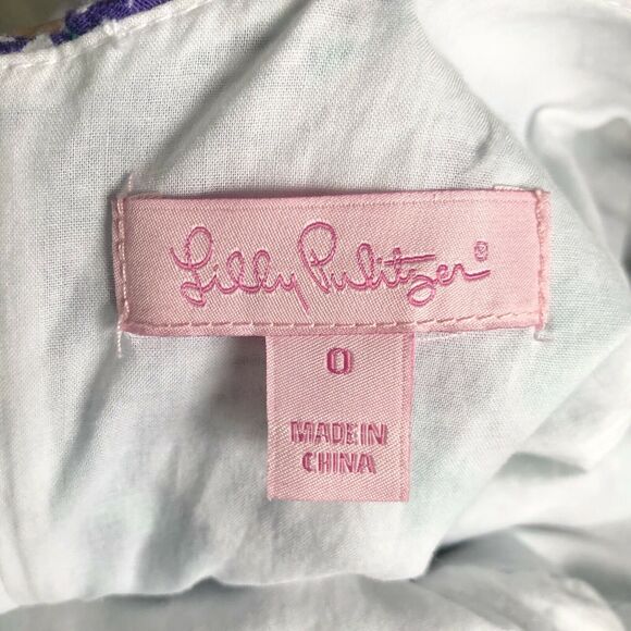 Lilly Pulitzer Women Seafoam Montauk Gold Tassel Eaton Shift Sleeveless Dress 0 - Picture 2 of 11